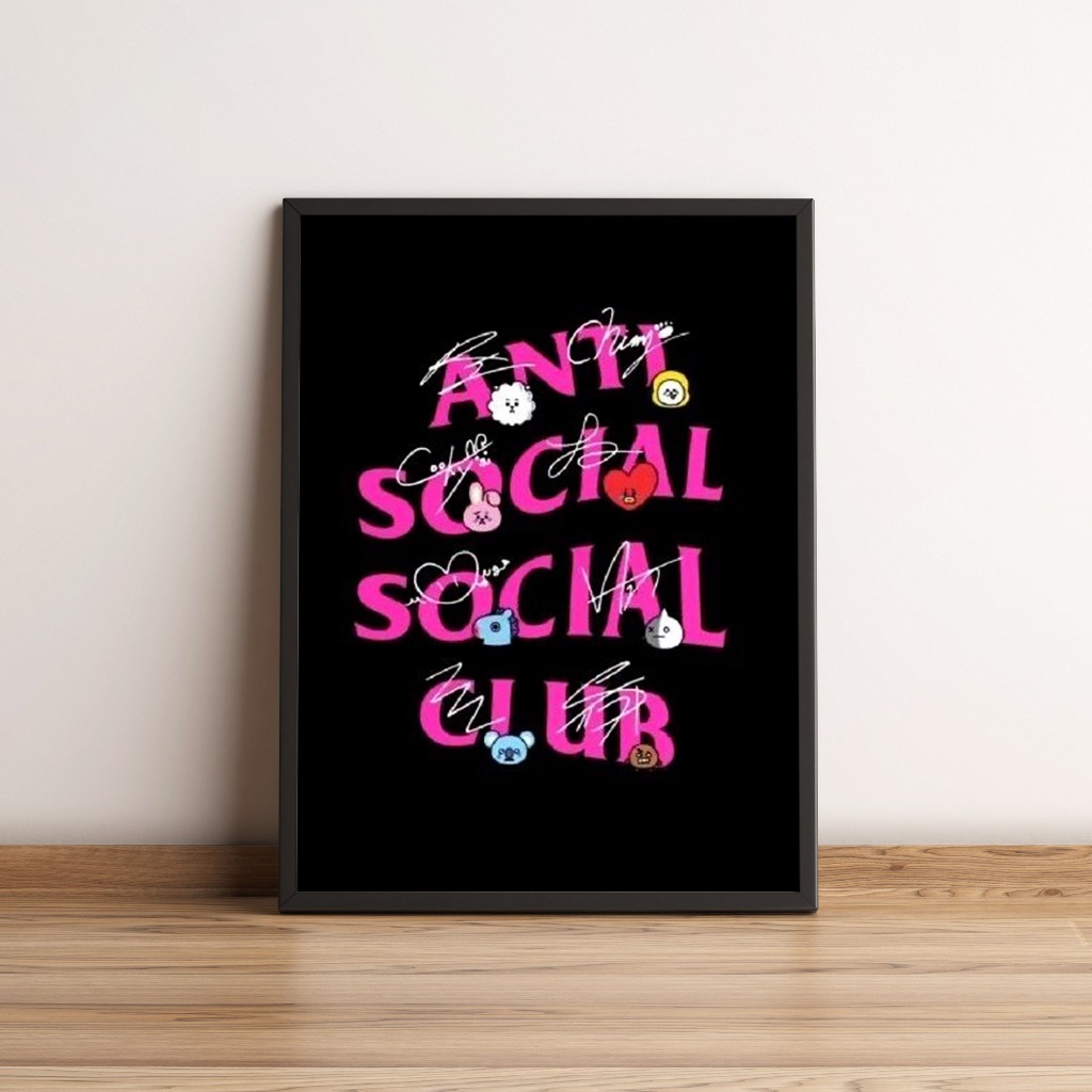 Quadro Anti Social Social Club 326