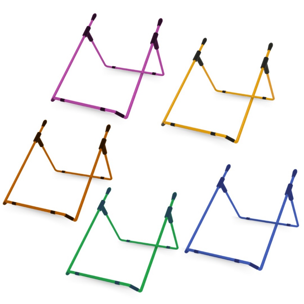 SUPORTE ERGONÔMICO PARA NOTEBOOK TABLET TEXTO  COLORIDO DE AÇO EASY 3X1 CONFORTEC