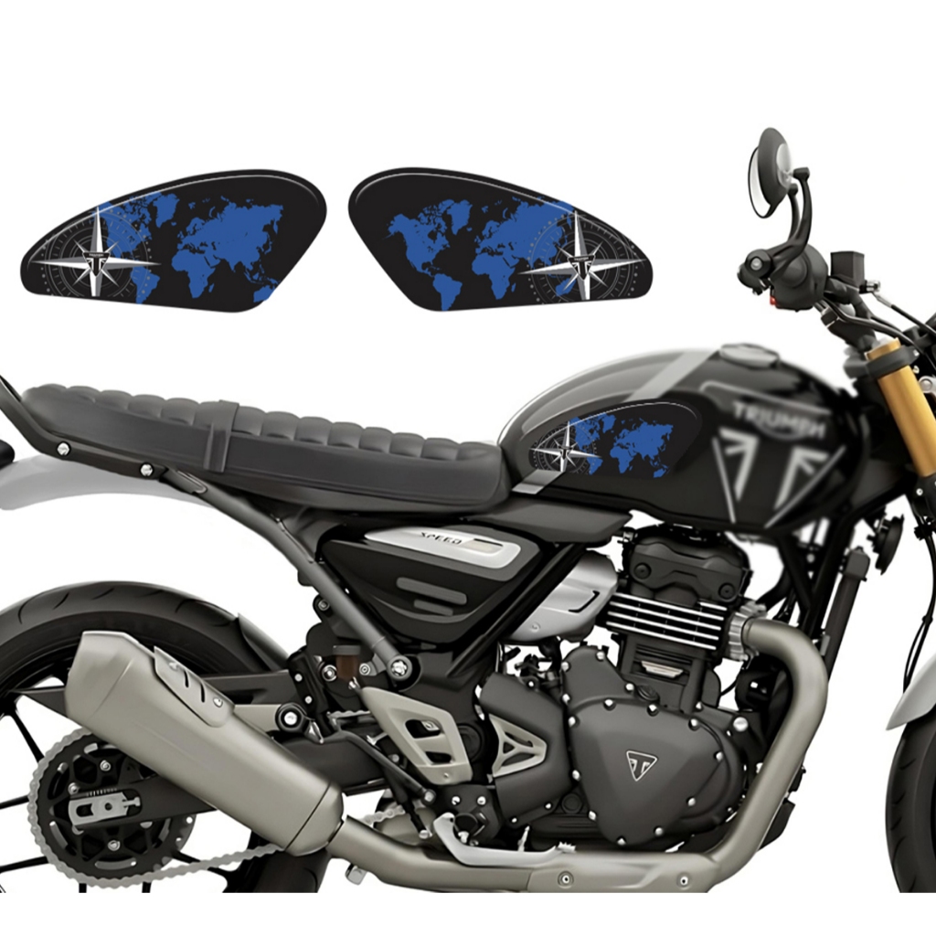 Adesivo Protetor Lateral Tanque M03 Moto Triumph Speed 400