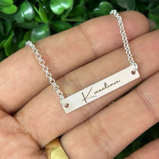 Pulseira Personalizada adulto unissex Frases, Nomes, Simbolos, Olhares, Letras Inicial em Oferta na Shopee