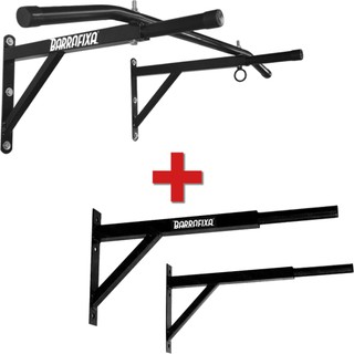 Barra Fixa Pull-up Chin-up Tríceps + Paralela Dip De Parede