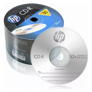 50 CD-R HP LOGO 700MB 80 MINUTOS 52X ORIGINAL em Oferta na Shopee