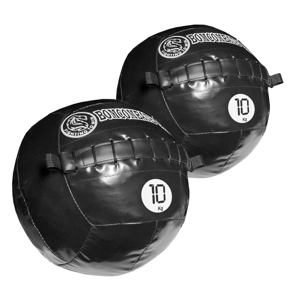 Kit Wall Ball De 10kg + 10kg Treino Funcional Bomcombate