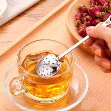 Filtro / Infusor De Chá E Ervas Inox Peneira Coador Bolinha / Coração / Estrela