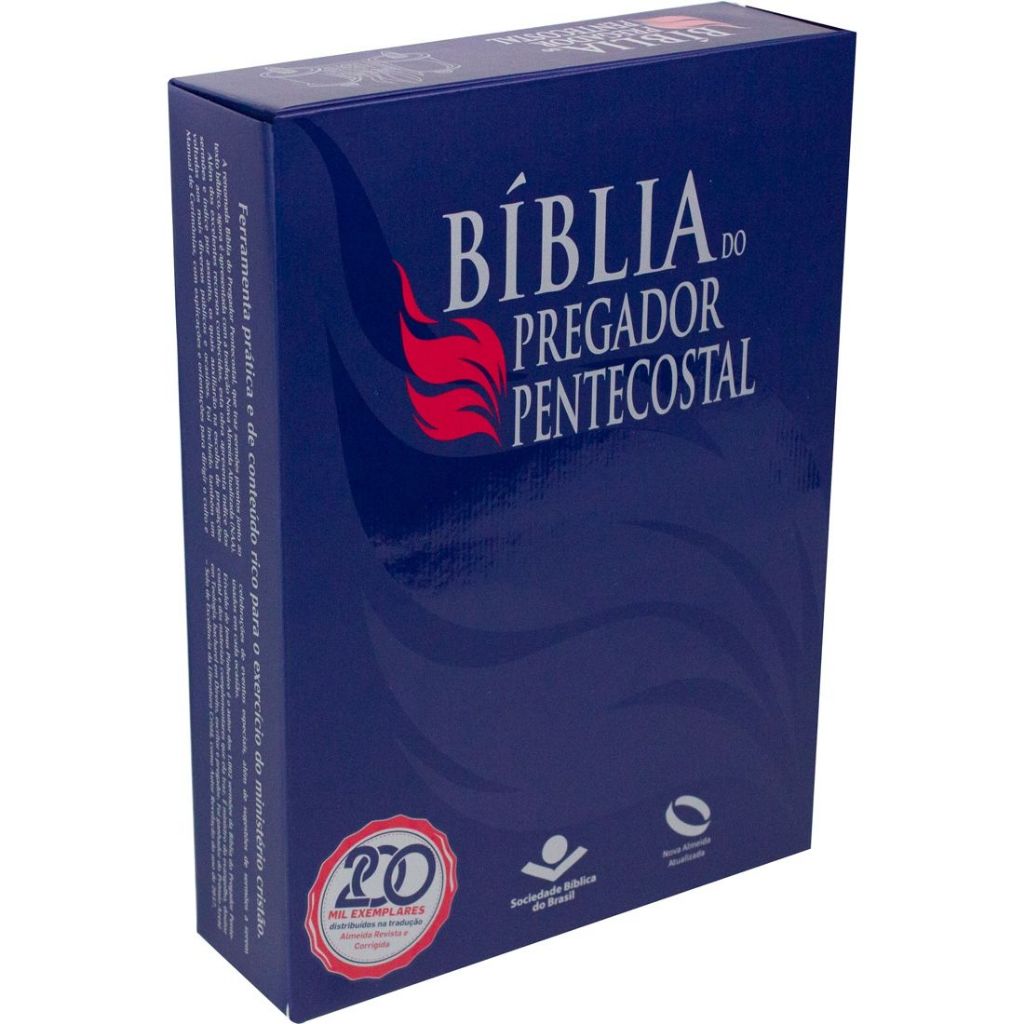 Bíblia do Pregador Pentecostal - NAA - Índice - Azul Nobre