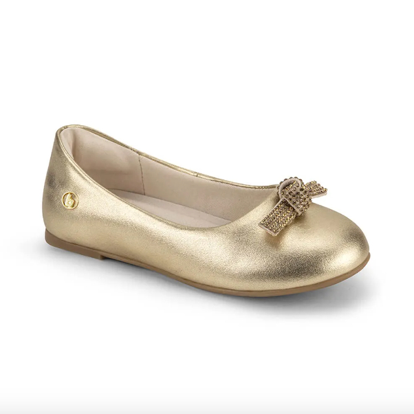 Sapatilha Dourada Bibi em Oferta Shopee 2025