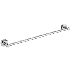 Lumai Toalheiro de Parede Banheiro em Aço Inox Polido Duplo e Simples - Suporte Porta Toalhas 60cm