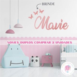 Nome Personalizado Acrílico Espelhado - Decoração Quarto Infantil - Brilhante, Elegante e Moderno em Oferta na Shopee