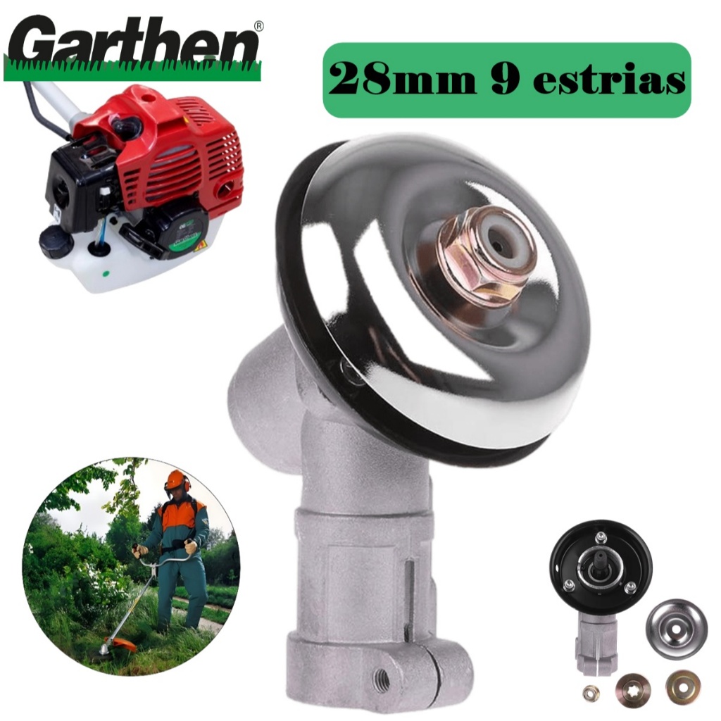 Caixa Transmissão Ponteira P/ Roçadeira Garthen Cg420 Cg450 Cg550