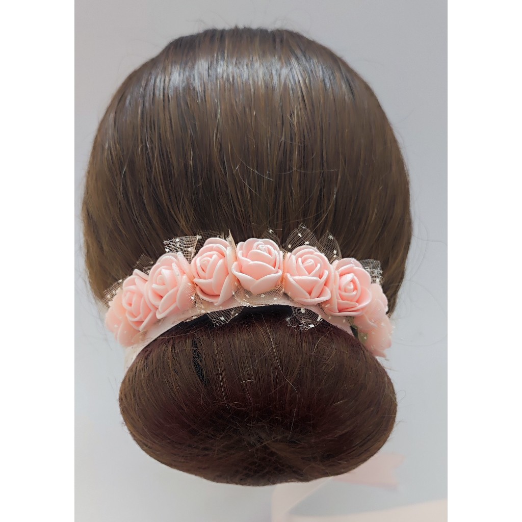 Porta Coque Bailarina com flores de EVA diversas cores - tamanho P