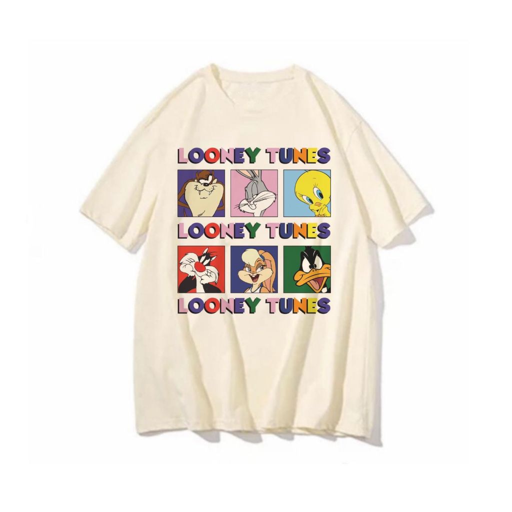 Camiseta Looney Tunes show blusa feminina masculina unissex camisa estampa divertida vintage personagens presente tshirt