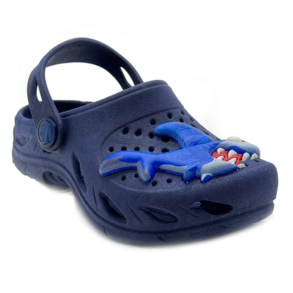 Babuche Plugt Ventor Menino Baby Shark Marinho Confortável
