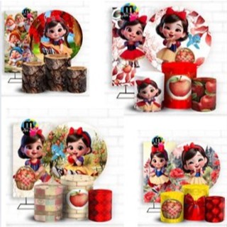 Painel Casado + Capas CLD Tecido subl. A Branca de Neve em Oferta na Shopee