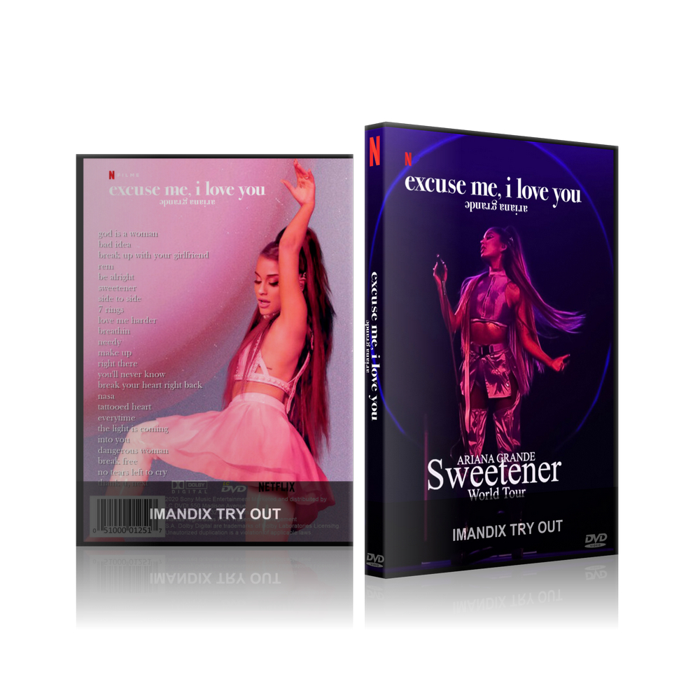 Dvd Ariana Grande Excuse Me, I Love You Sweetener Tour 2020