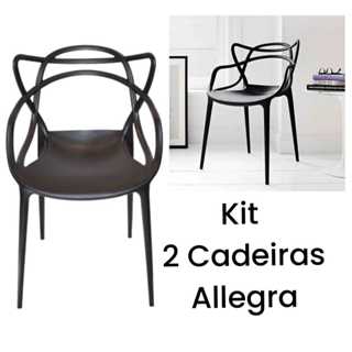 Kit 2 Cadeiras Allegra Área Gourmet Edícula Cozinha em Oferta na Shopee