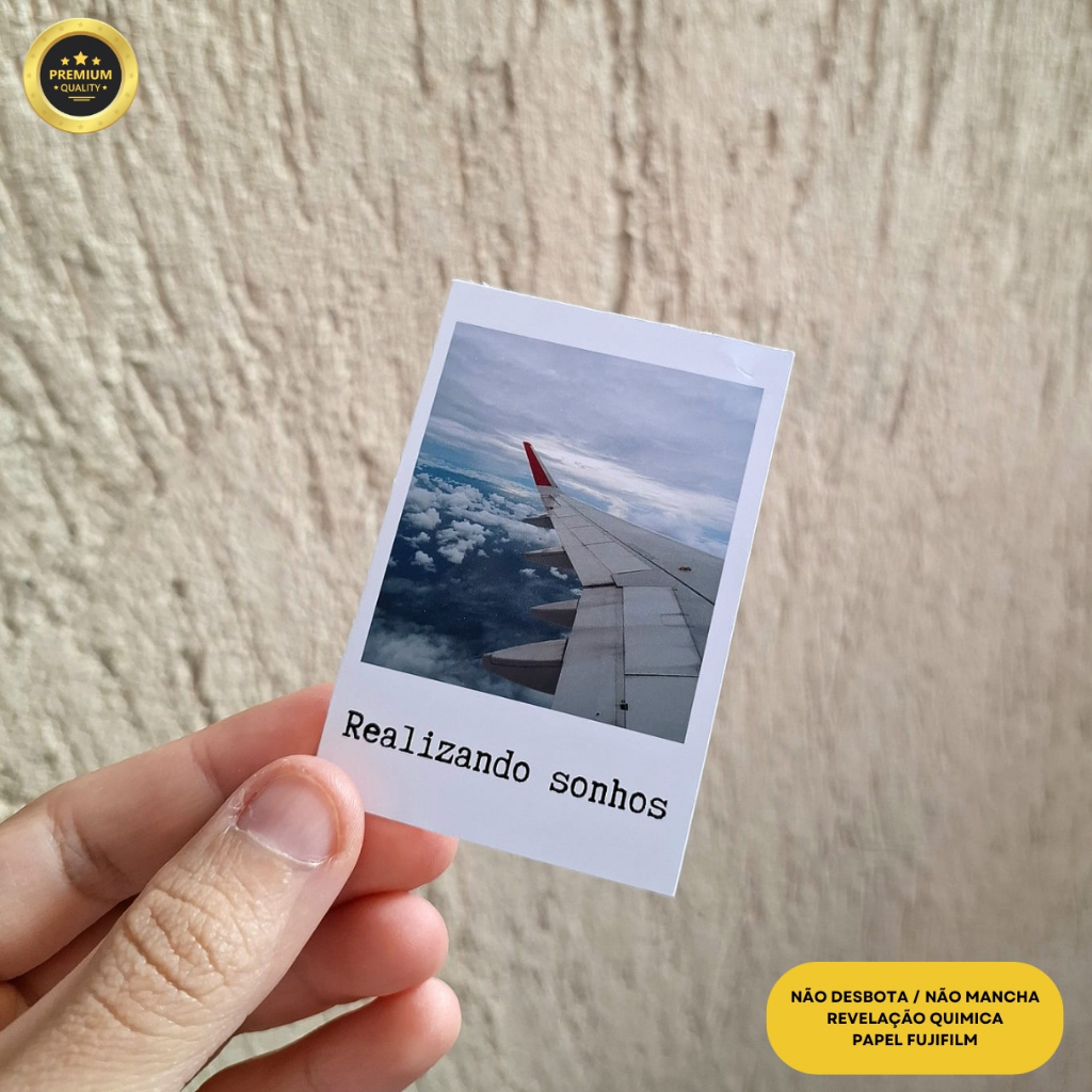 Kit mini fotos legenda 5X7CM - 12 , 16, 20 UNIDADES