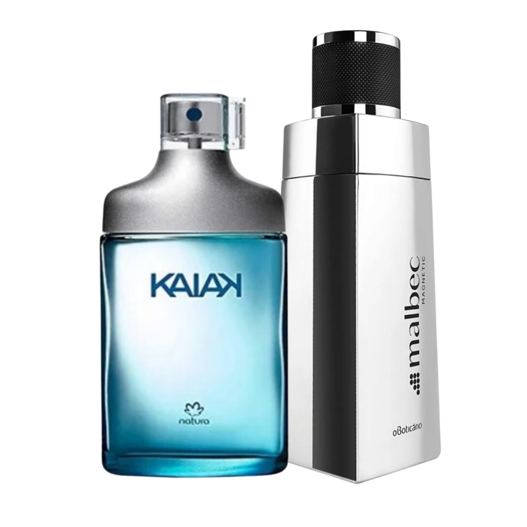 Kit 2 Perfumes Masculinos Malbec Magnetic + Kaiak Sedutor Envio imediato a sua compra!!!