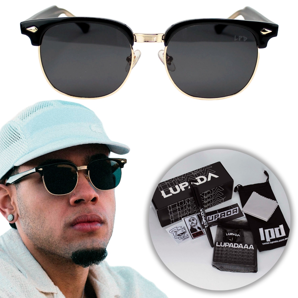 Óculos CLASSIC 2 Vintage Clássico Quadrado Retro Unissex Medio Ray Clubmaster Casual Masculino Femin