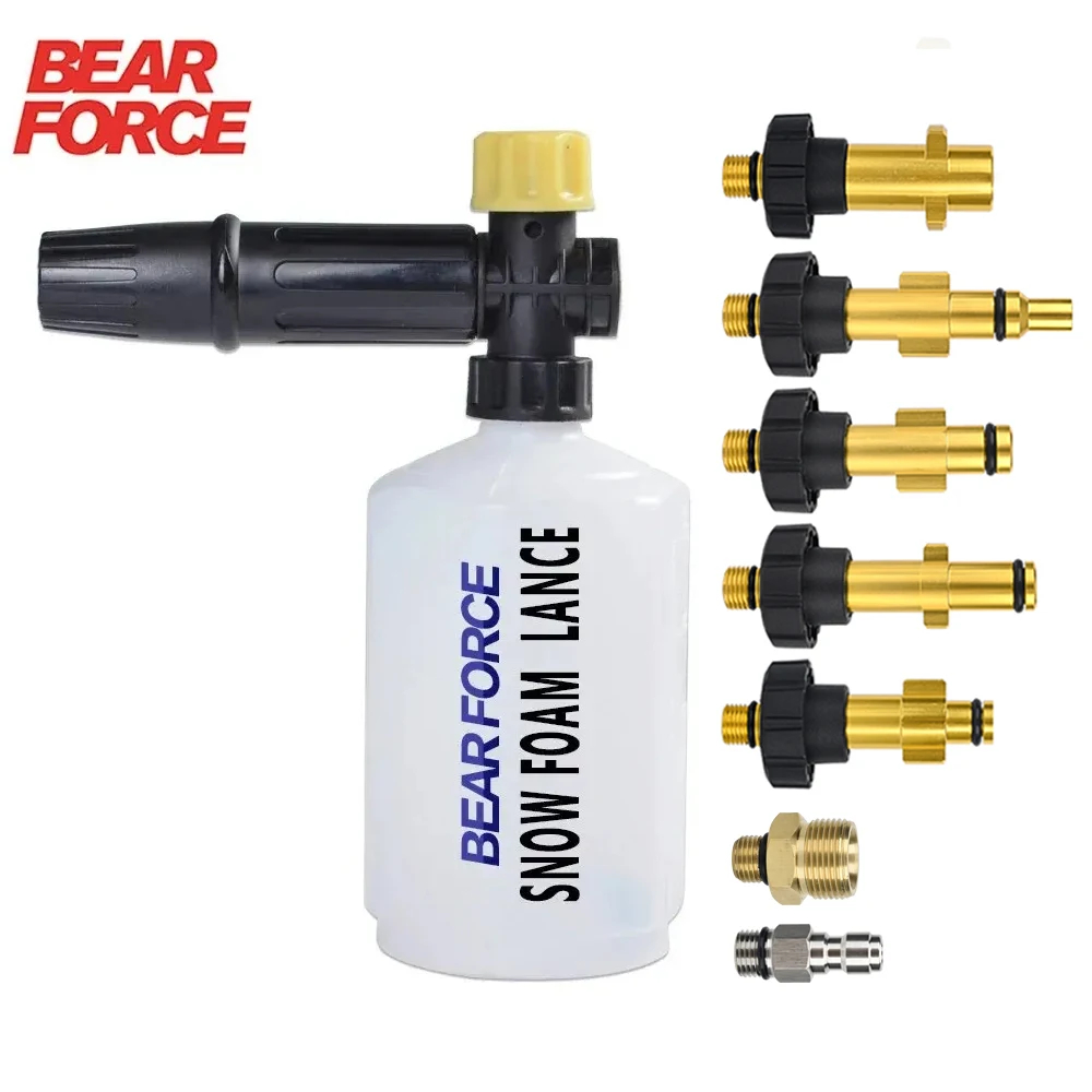 Lança de espuma para lavagem de carro bico Snow Foam Karcher Bear Force Vonder sthil Lavadora de alta Pressão 500ml