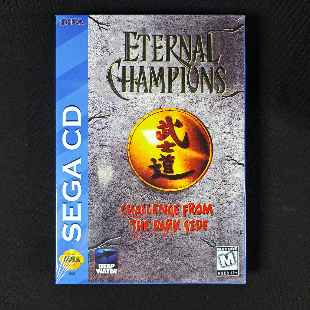 Eternal Champions Challenge From the Dark side Prensado Novo e Lacrado. Sega Cd Mega Drive Cd Mídia Prata - Não é Patch.