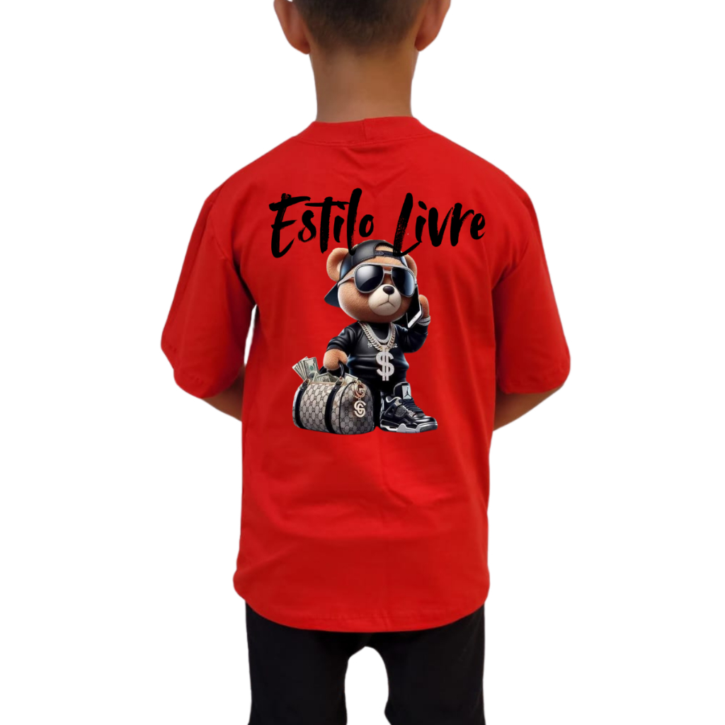Camiseta Masculino  Algodão Infantil  Estilo Livre Jovem Criança Menino Menina