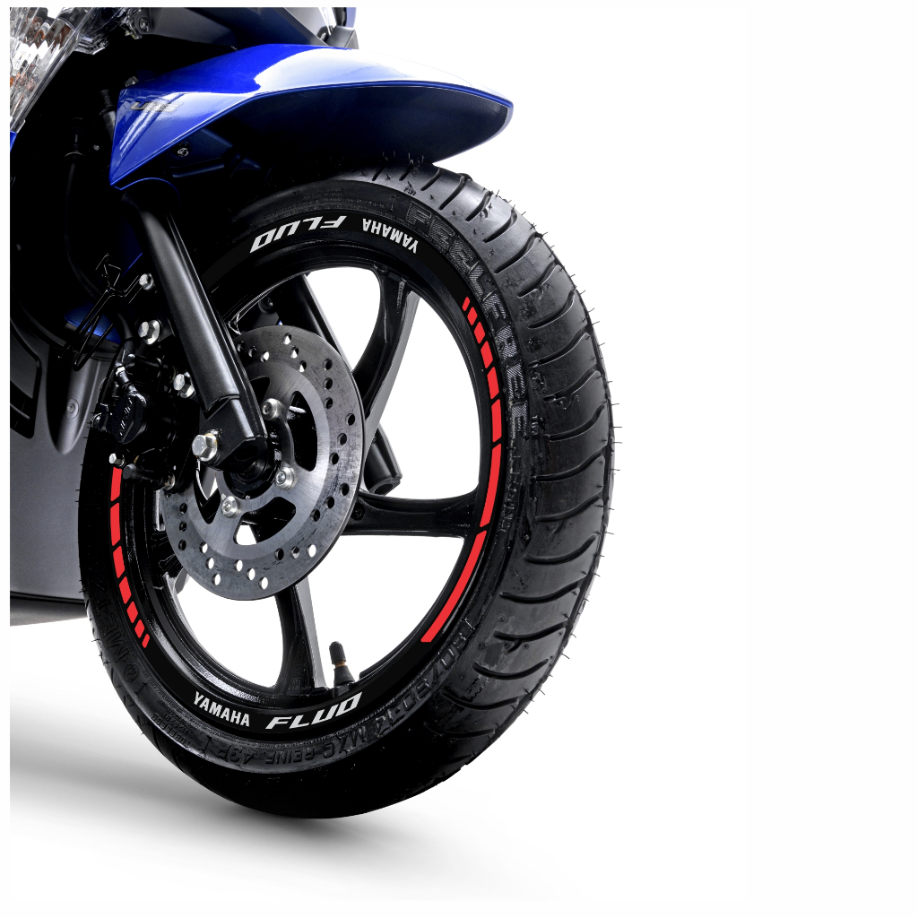 Friso Adesivo Roda Refletivo Moto Yamaha Fluo 125 Scooter