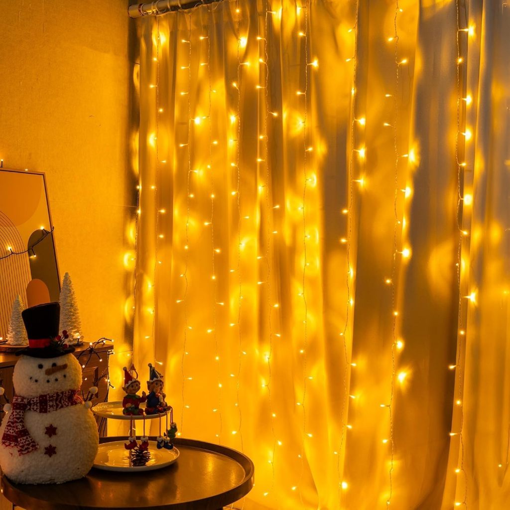 500 LED Cortina Cordão Luz Guirlanda Festa Backdrop Adulto Crianças Aniversário Casamento Decoração Bachelorette em Oferta na Shopee