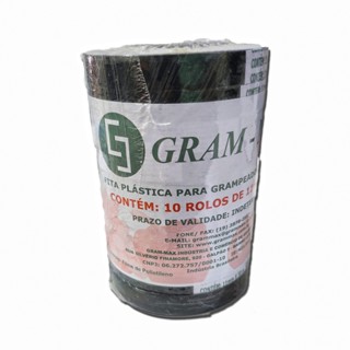 Fita Para Alceador Grammax 10 Rolos 30m Preto em Oferta na Shopee