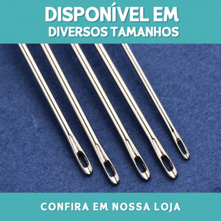 Agulha de Mão para Costura - Vários Tamanhos - com 100 Unidades -Ideal para Artesanato e Reparos -BN em Oferta na Shopee
