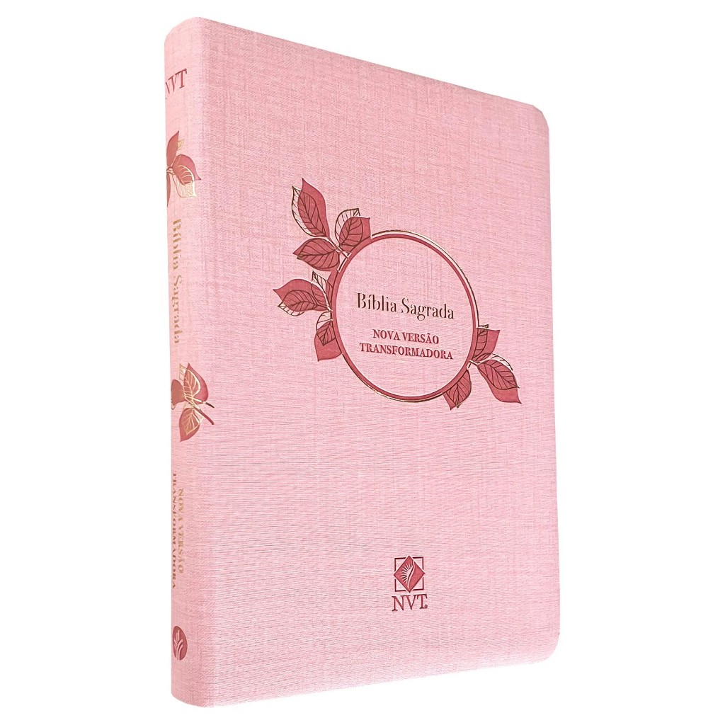 Biblia Sagrada | NVT | Capa Luxo Rosa em Oferta na Shopee