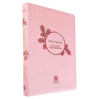 Biblia Sagrada | NVT | Capa Luxo Rosa em Oferta na Shopee