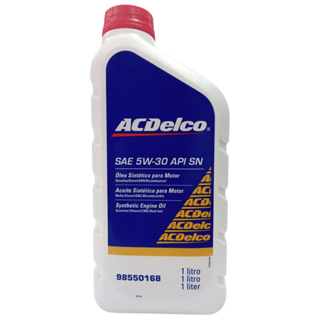 OLEO LUBRIFICANTE MOTOR SINTÉTICO ACDELCO 5W30 em Oferta na Shopee