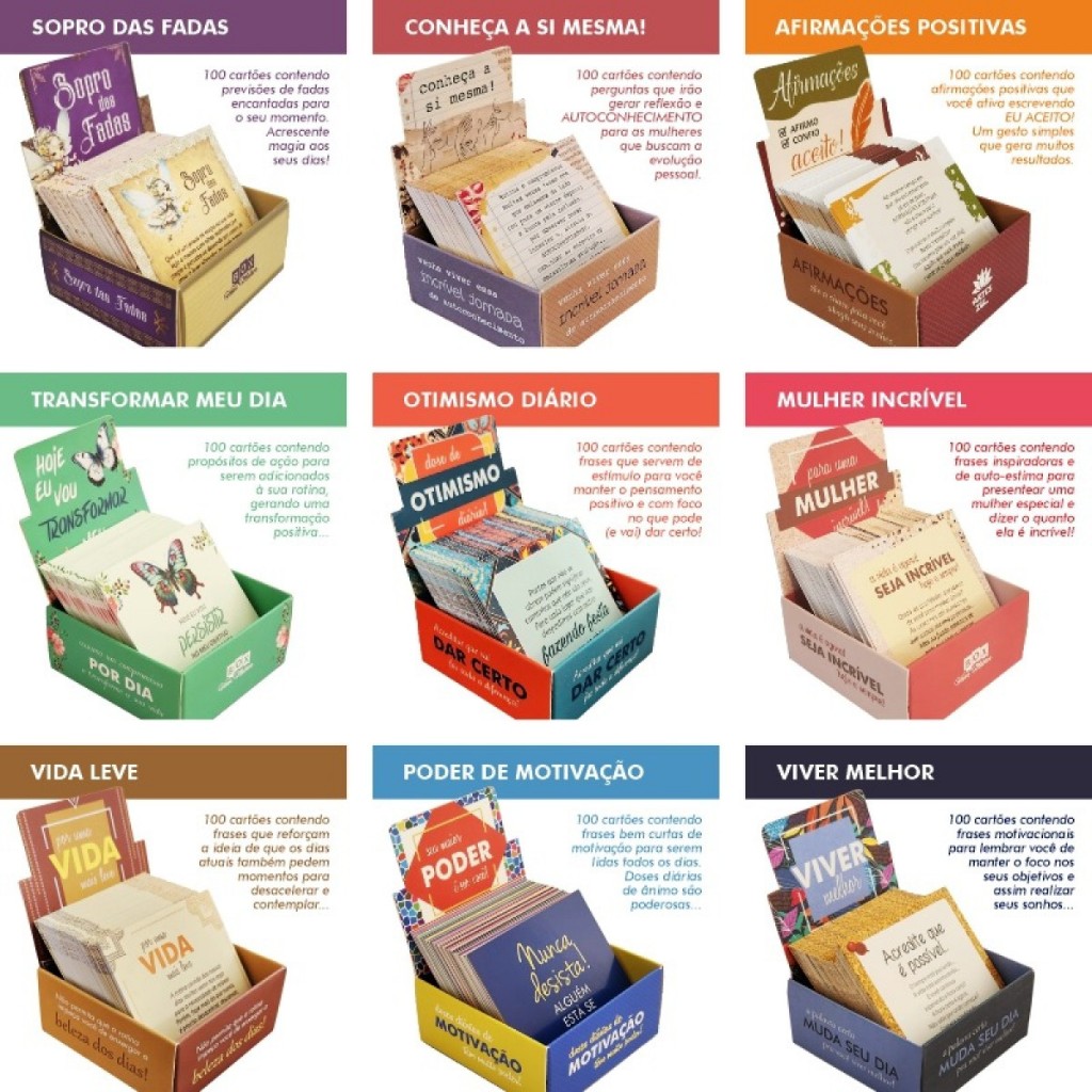 Mensagens Inspiradoras Box - Diversos em Oferta na Shopee