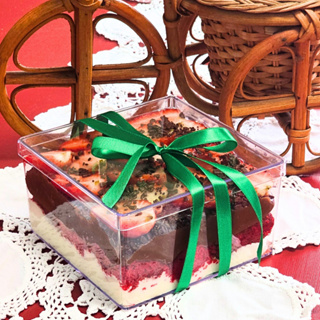 Caixa Organizadora Acrílica 15x15x8 Cake Box Objetos e Presente em Oferta na Shopee