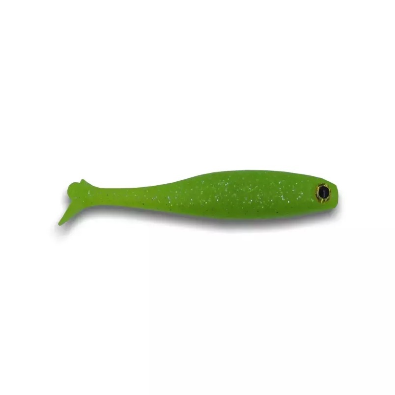 Isca Shad Swim Strike 9,3cm com sal pacote 3un Pure Strike