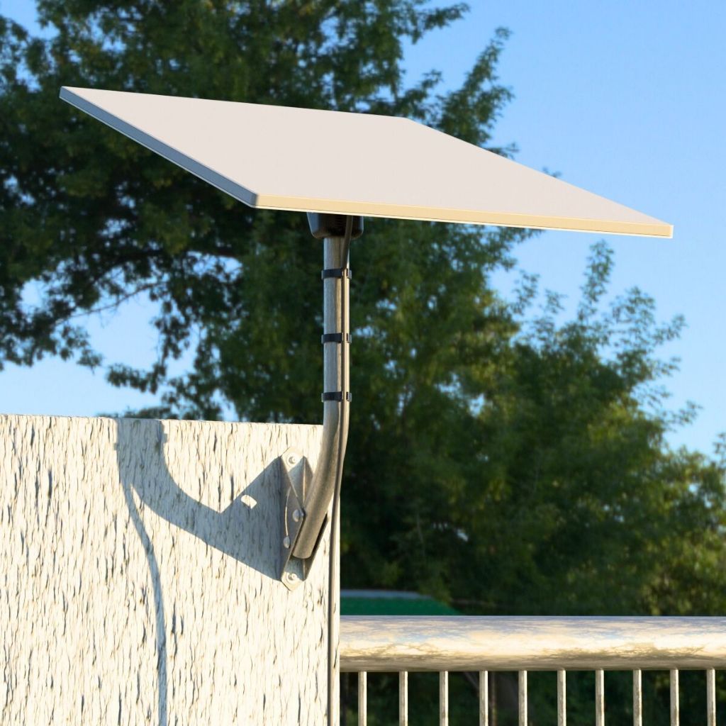 Suporte Externo Articulado de Parede Laje Telhado Compatível com Antena Starlink 3ª Geração
