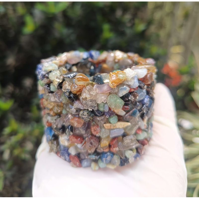 Mini Vasos Decorativos Com Pedras de Cristais | Pedra de Minas em Oferta na Shopee