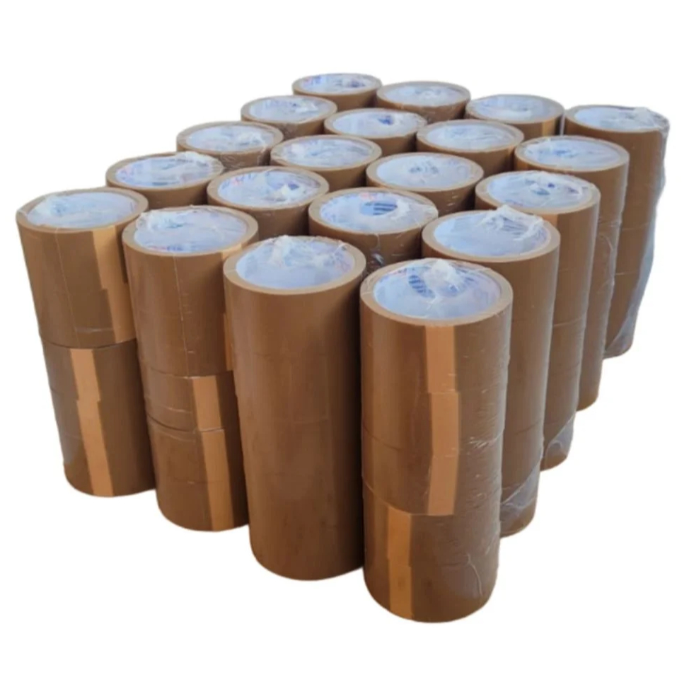 Caixa com 25 Rolos de Fita Adesiva  Marrom 45x100 Metros Direto da Fabrica em Oferta na Shopee