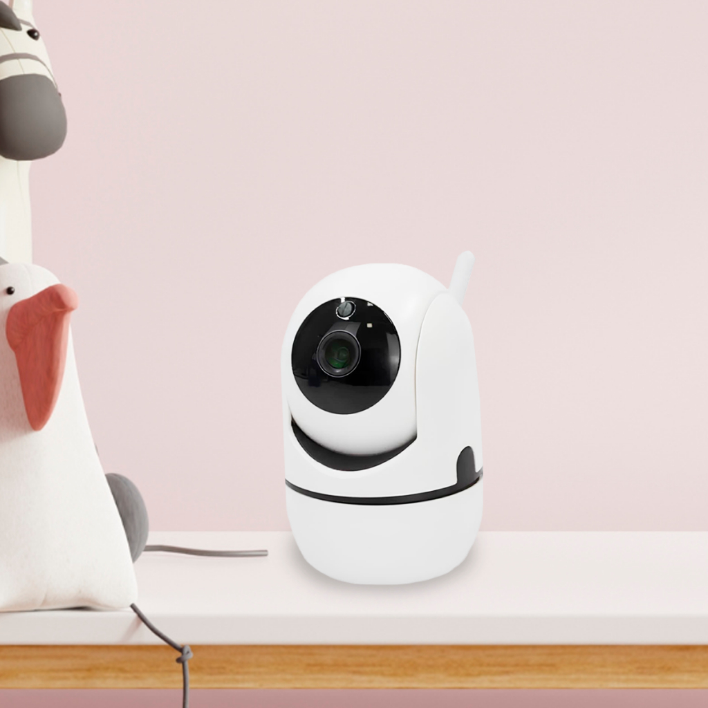 Mini Câmera IP WiFi HD com Varredura Automática, Áudio Bidirecional e Visão Noturna - Cameras & Drones