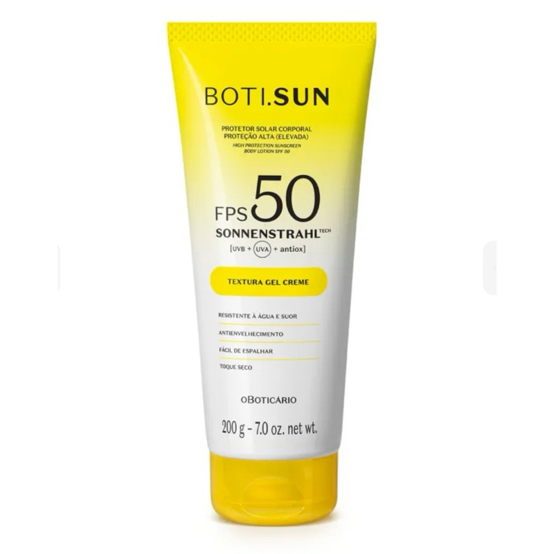 Protetor Solar Corporal FPS50 Boti.Sun 200g - Promoção !