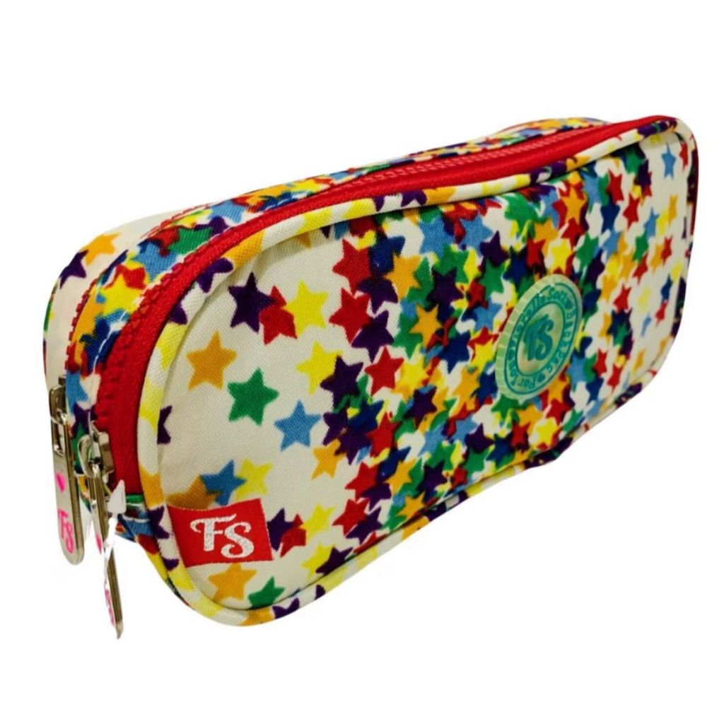 Estojo Duplo Winth FS Nylon Estrelas Cores em Oferta na Shopee