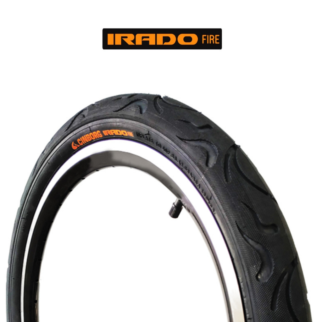Pneu Para Bicicleta Bike Aro 20 Irado Fire Slick Bmx Cross Urbano 20x2.125 Tipo Kenda Flame em Oferta na Shopee