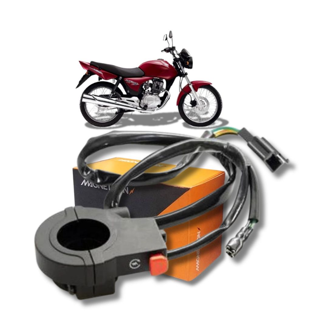 Punho Interruptor Partida Cg 150 Titan Sport 2004 A 2008 - Spare Parts and Accessories for Vehicles