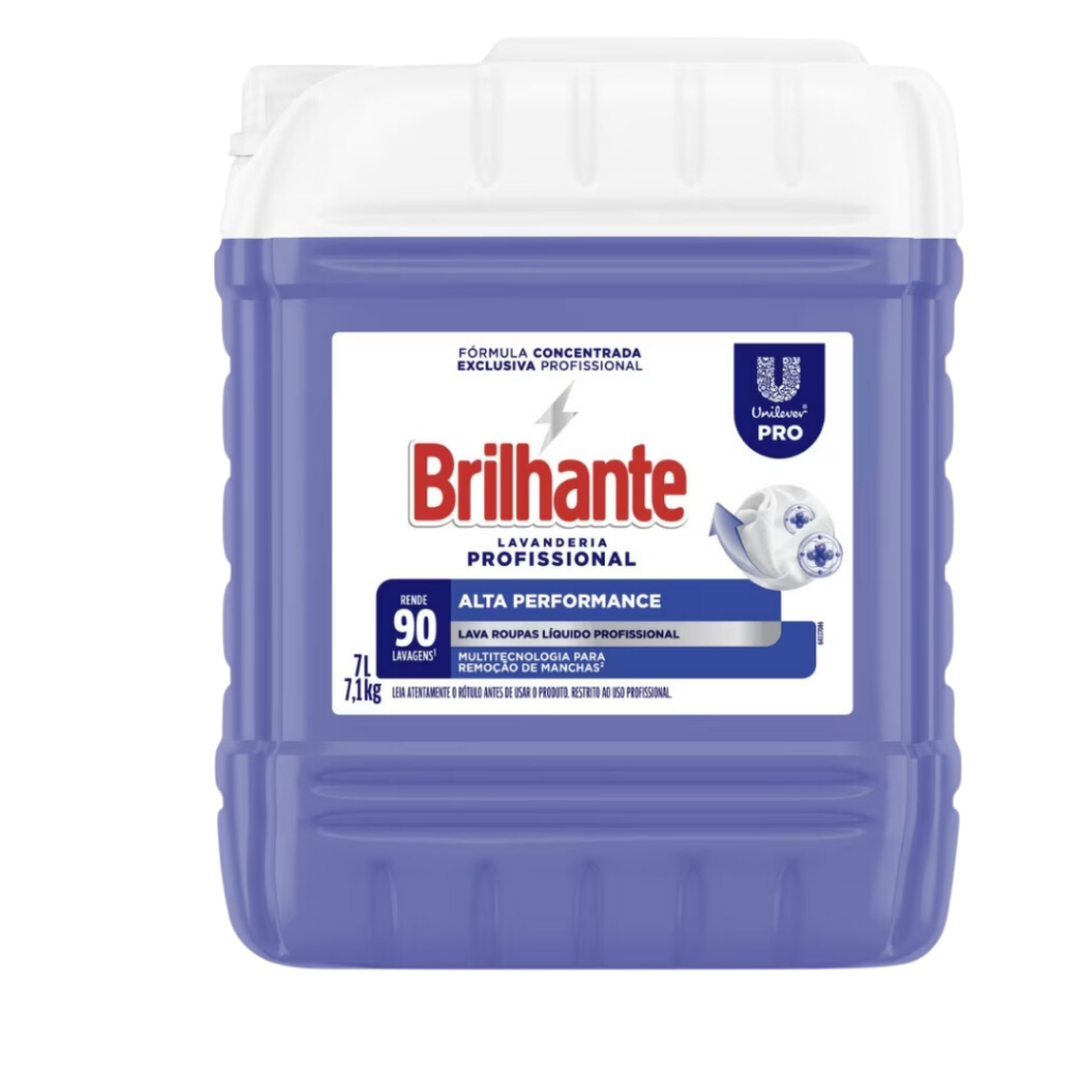 Lava Roupas Líquido Brilhante Alta Performance 7L