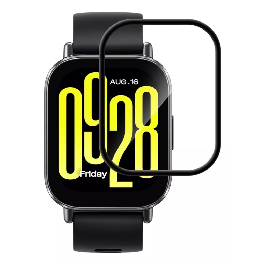 Película 3D Com Borda Preta Para Xiaomi Redmi Watch 5 Lite/ Watch 5 Active