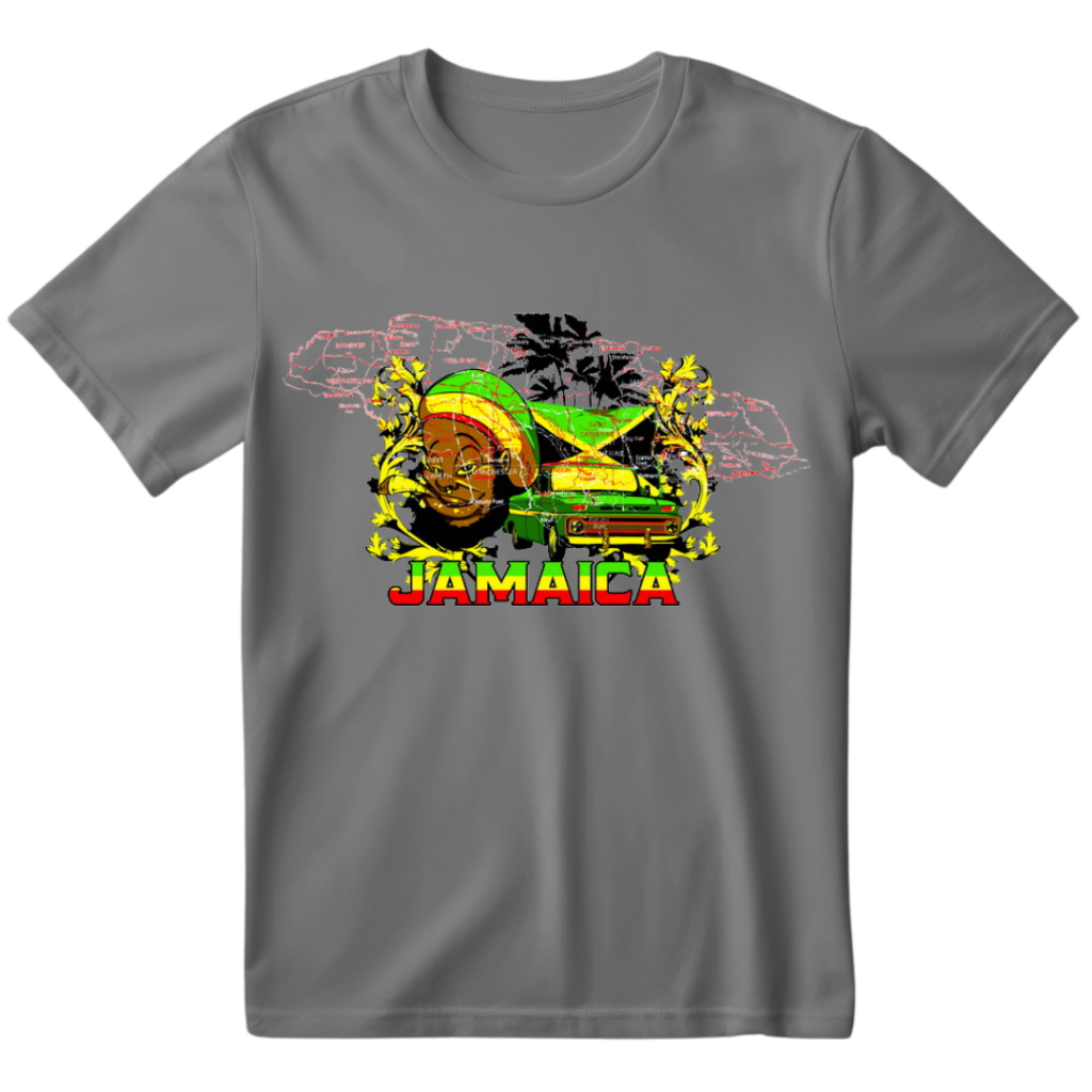 Camisa Jamaica Unissex 100% Algodão 30.1 Postagem Rápida.