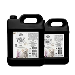 Kit 2 Sabão de Coco Pré-Lavagem 7 em 1 para Cães e Gatos Genial Pet 5L