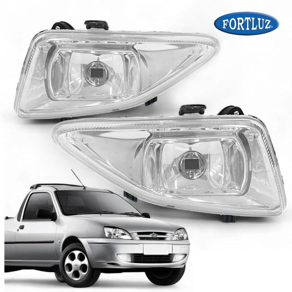 Par Farol Milha Fiesta Courier 00 A 08 2009 2010 2011 2012 em Oferta na Shopee