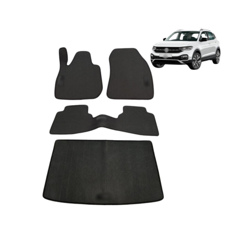 Tapete Borracha Para T-Cross Com Traseiro Interiço E Porta-Malas em Oferta na Shopee