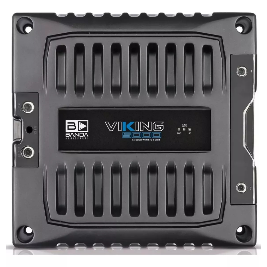 Modulo Amplificador Banda Viking 5000 5000w Rms 1 Ohm Som Automotivo